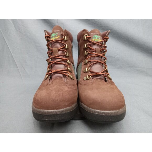 Timberland Boys Field Boot 6 Inch Waterproof Brown Green Size 7 NEW NO BOX! - Picture 3 of 11